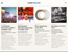 Tablet Screenshot of lviv-online.com